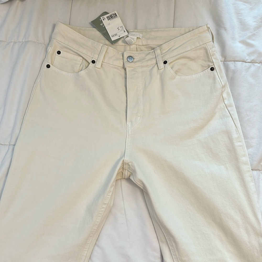 Cream H&M straight leg jeans